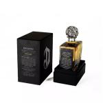 custom white book shape perfume gift box lid and base fragrance packging paper
