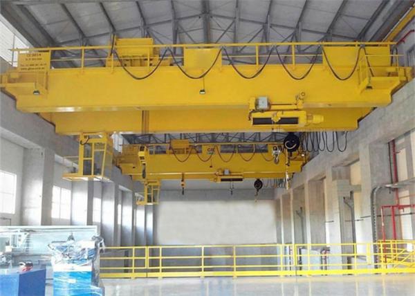 Quality 3P 220V 440V Double Girder Overhead Cranes Customized 50 Ton Bridge Crane for sale
