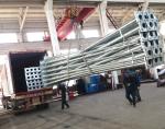 ISO 9001 Standard IP 65 Lighting Fixture Galvanized Street Lighting Steel Pole