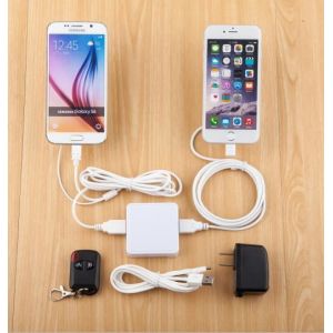 COMER anti lost cable locking acrylic display cell phone security acrylic stands