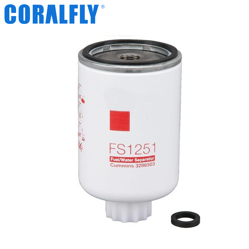 Fs1251 P550248 1J43043060 PL150 Fleetguard Fuel Water Separator Filter spin On Twist & Drain
