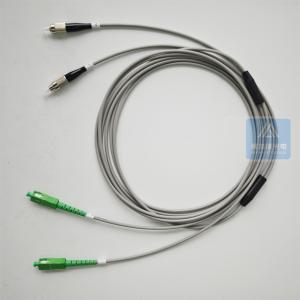 Wholesale Spiral Armored Fiber Patch Cable Cord 3m 3.0mm Grey PVC Jacket Micro from china suppliers