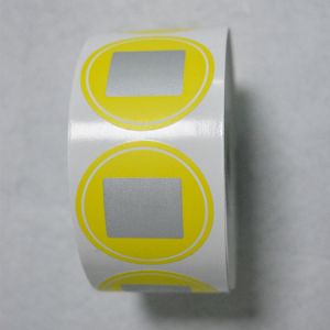 self adhesive eggshell label