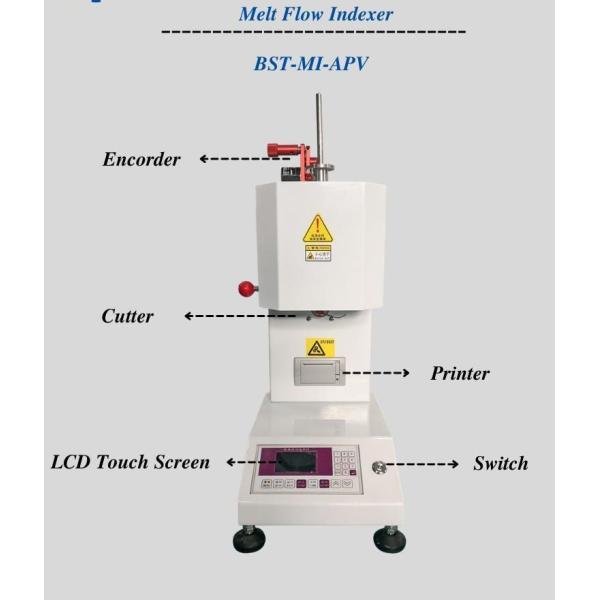 High Accuracy Plastic and Rubber Melt Flow Indexer Test Machine