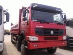 SINOTRUK HOWO A7 Euro2 Dump turck / tipper truck with spare parts red color for