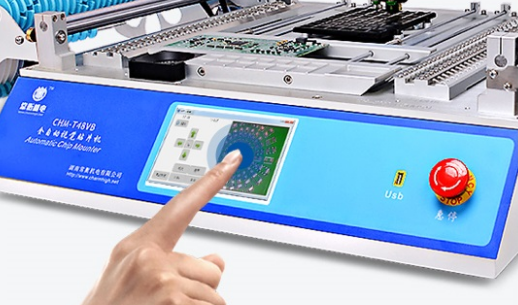 CHM-T48VB 58 Feeders Pcb Mounting Machine Pick And Place With 2 Cameras