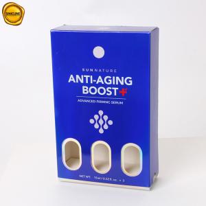 Wholesale Custom Serum Paper Box For Beauty Care Products Royal Blue Paper Box from china suppliers