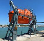 IACS Approved SOLAS 6.5m 36 Persons GRP Gravity Luffing Arm Type Totally