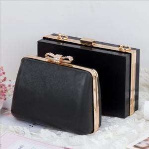 Wholesale Square Closure Evening Handbag DIY Clutch Frame With Box from china suppliers