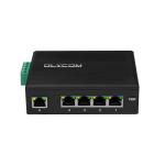 E-Mark 5 Port PoE Switch DIN Gigabit Ethernet 120W 15.4W/30W Unmanaged CE