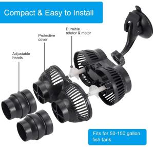 Wholesale 3200GPH Power Head Hygger Aquarium Wave Maker from china suppliers