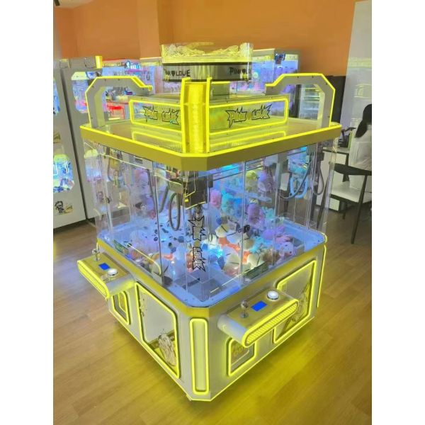 Dreamland Coin Operated Luxury Toys Party Machine 4 Players Mid Island Claw Machine for Coin Operated Arcade Game Centers