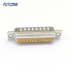 Male Solder Cup Machine Pin DB Connector 9 15 25 37 Pos With Round Contacts