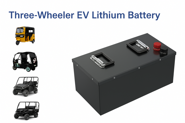 High Performance 3 Wheeler EV Lithium Battery Pack Long Life 72V
