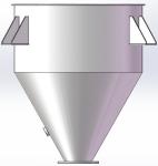 ISO9001 drum shapes 2.2m3 Electrical Powder Meter