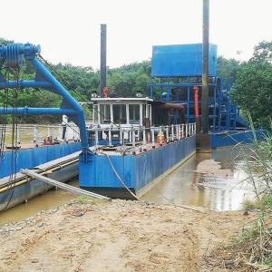 Wholesale 150T 14inch Vietnam River Dredge Gold Mining Equipment Has An Hourly Processing Capacity Of 200 Cubic Meters from china suppliers