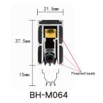 Aluminium Alloy Automatic Door Bottom Seals With Fireproof Strips Seals