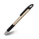 Classic Aluminum Ballpoint Pen Colorful Spray Paint Soft Pen Grip Black Clip