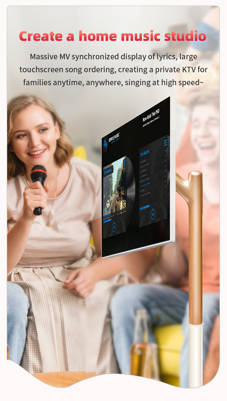 32 inch Capacitive Touch Portable TV, Ultra HD Experience,  Smart Portable TV, Companion Device