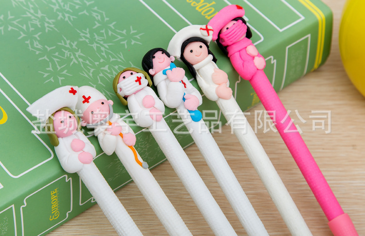 Black Gel Pen for Creative Learning Student Neuter Pen Cartoongel Pen Office Supplies