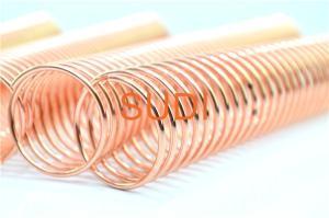 Wholesale Metallic Rose Gold1- 1/4&quot; Metal Binding Spines For Notebook from china suppliers