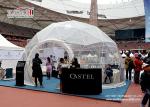 9.5m Aluminum Outdoor Geodesic Dome Tents with Clear PVC Roof Cover For High End