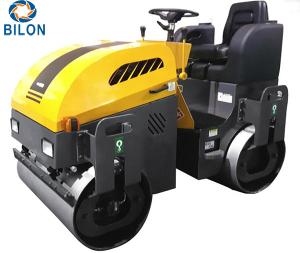 Wholesale Ride On Double Drum Vibratory Road Roller 1.5 Ton For Road Construction Machines from china suppliers