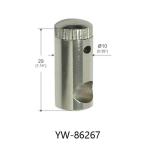 Nickel Surface Ceiling Mounted Cable Coupler for Hanging System YW86265