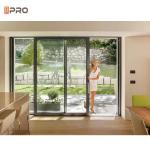 Slim Aluminium Frame French Patio Doors Single Double Triple Glass Sliding Door