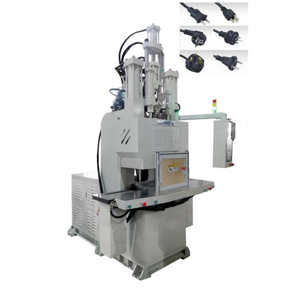 high Efficiency 35 Ton Power Cord Making Machine Vertical Injection Molding Machine