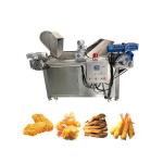 Automatic Discharge 36KW Snack Food Batch Fryer for Peanuts Banana Chips French