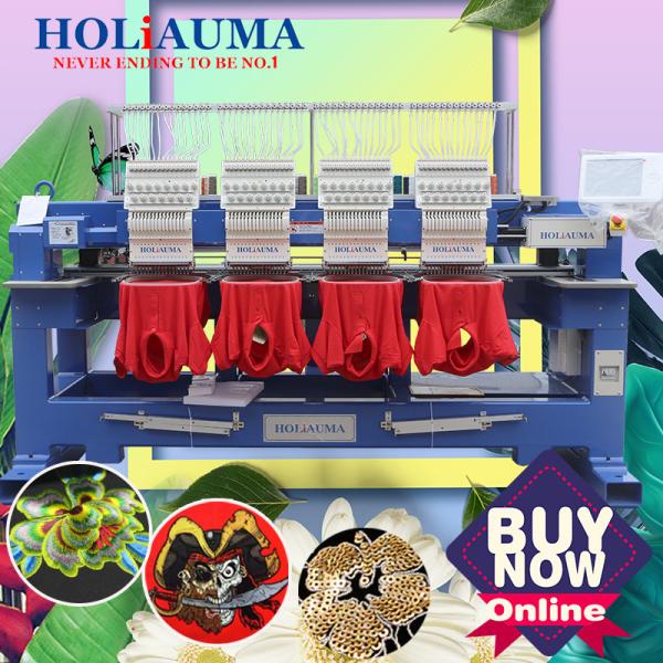 Free shipping multi needles 4 head lace embroidery machine better than phoenix