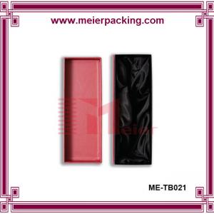 Wholesale Chinese rectangle UV logo cardboard keepsake box with black silk for single wine bottle from china suppliers