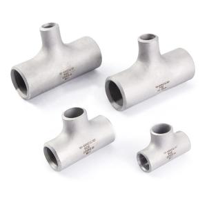 Wholesale factory welding titanium pipe BW Titanium Reducing Tee Fitting from china suppliers