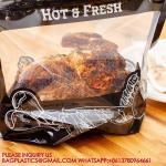 Plastic Food Delivery Bags rotisserie chicken bags, Chicken package, chicken