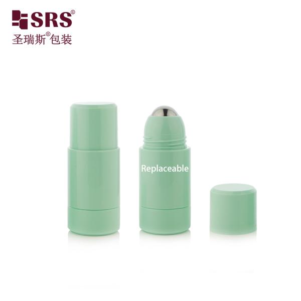 Refillable PP PCR Roll On Bottle 50ml 75ml for Cosmetic Deodorant