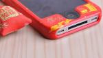 New Year New Year iphone4 4s shell after shell + pendant phone