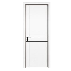 Wholesale Waterproof WPC Hollow Door With Glass Decoration For Kitchen And Bathroom from china suppliers