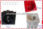 FRANCE POWER SOCKET, SINGLE PLASTIC OUTLET BAYONET SOCKET