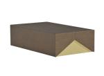 100% Handmade 2 Bottle Wooden Wine Box Gift Black Paper Cardboard Box