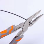 232mm Burnished Long Skinny Pliers Long Handle Pliers High Leverage