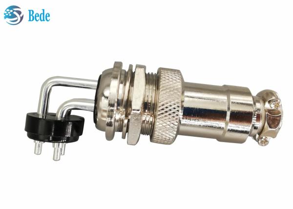 GX 20 2 3 4 Pin Aviation Connector Elbow Male And Straight Female Kits Panel