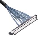 Extra Fine Micro Coaxial Cable , KEL SSL20-40SB TO SSL20-40SB 20 Pin Lvds Cable