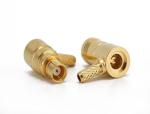 SMB female right angle RF coaxial Connector