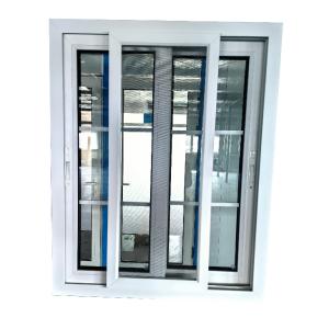 Wholesale PVC Sliding Windows Grill Design Large Hurricane Impact Windows Single Double Glazed Sliding Windows from china suppliers