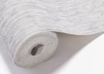 Living Room Embossed Vinyl Wallpaper , Waterproof Silver Modern Embossed