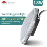Ultra Flat Swimming Pool Led Lights Anti UV PC AC12V 18W 6500K IP68 Waterproof