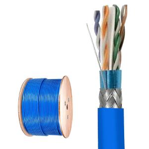 Wholesale LSZH SFTP CAT6 Cable 23AWG 250MHz 1000FT Ethernet Blue Network Cable from china suppliers