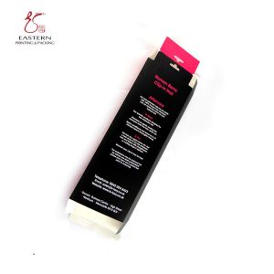 Beautiful Foldable Eastern Custom Wig Packaging Boxes With PVC Window