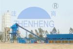 High Precision Belt Type HZS90 Concrete Batching Plant 90 m3/H Capacity Full